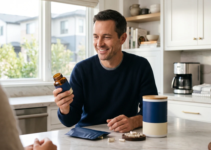 Healthy daily wellness routine